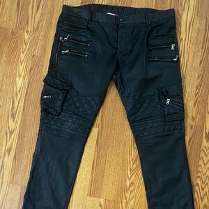 Rockstar Black Cargo Pants for Men